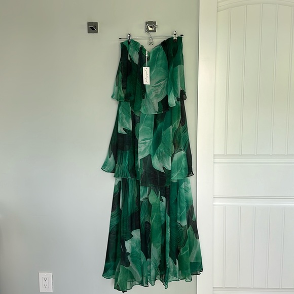 Petal and Pup Bloom Strapless Maxi - Picture 2 of 3